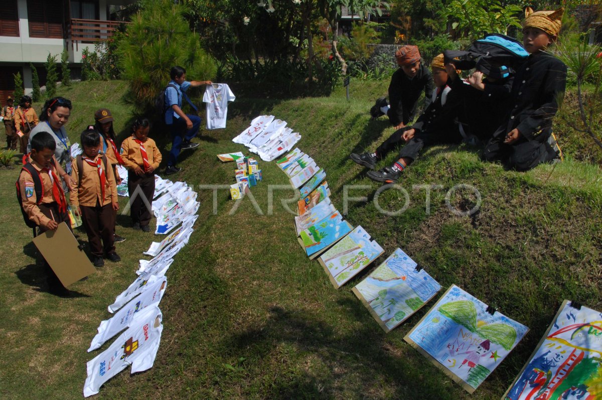 BELAJAR SENI RUPA | ANTARA Foto