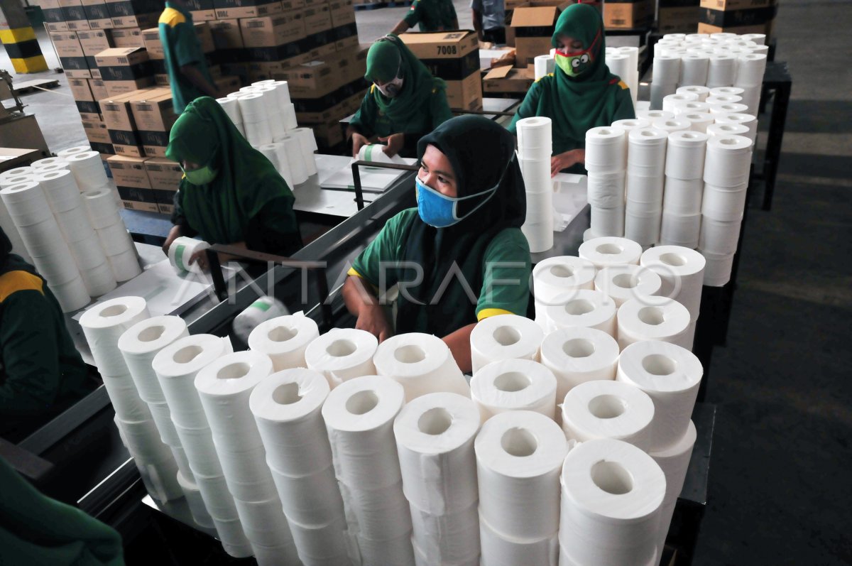 Industri Pulp Dan Kertas Antara Foto