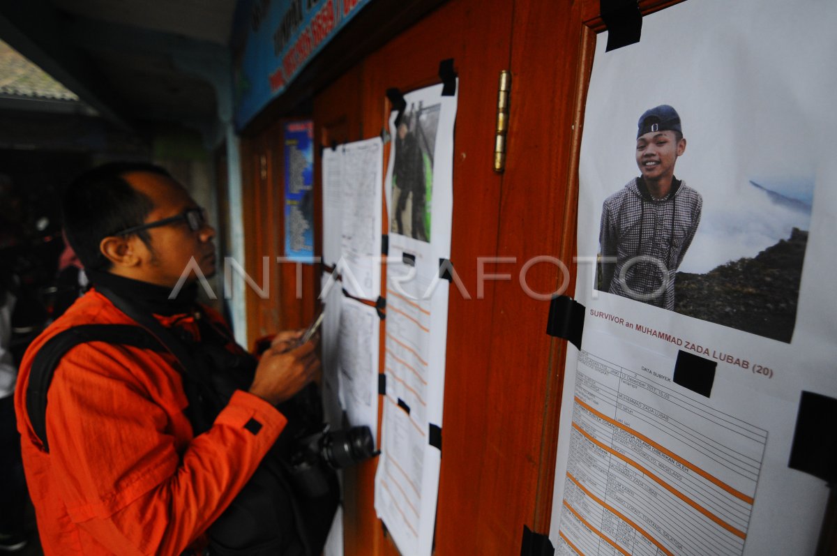 PENDAKI GUNUNG MERAPI DITEMUKAN | ANTARA Foto