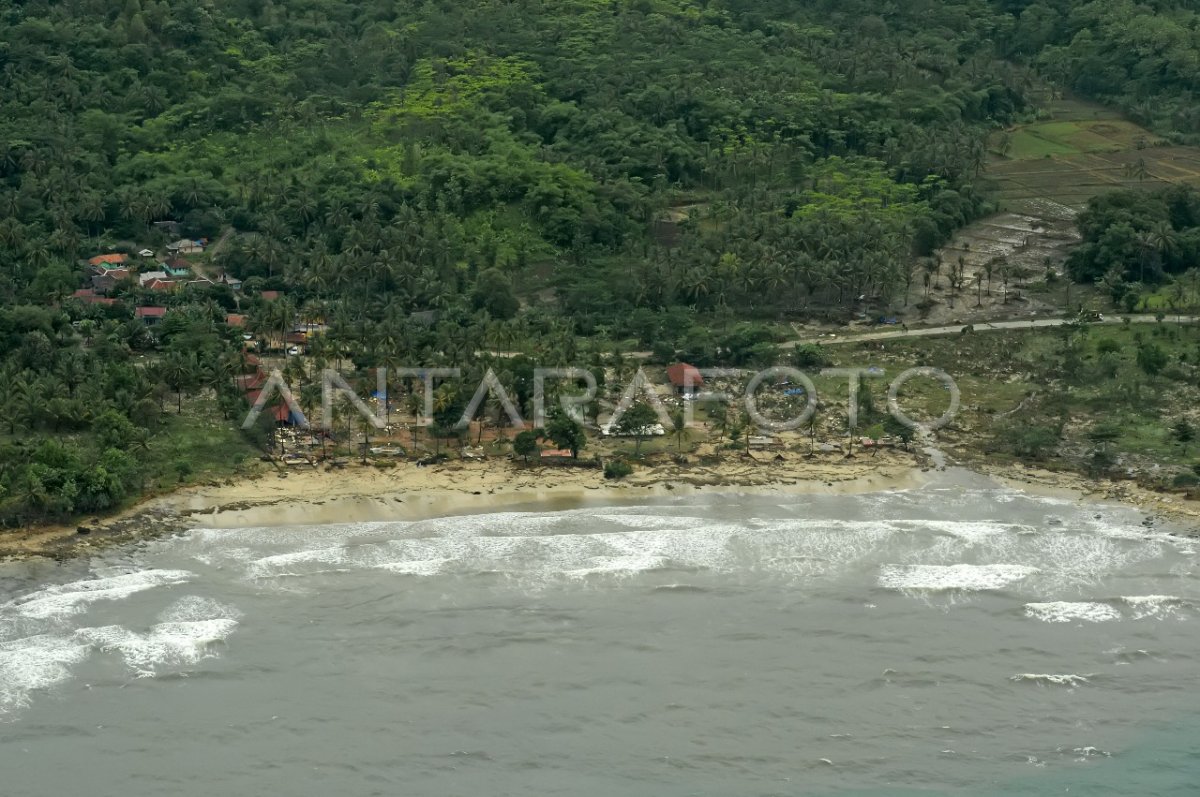 Dampak Tsunami Selat Sunda Antara Foto 