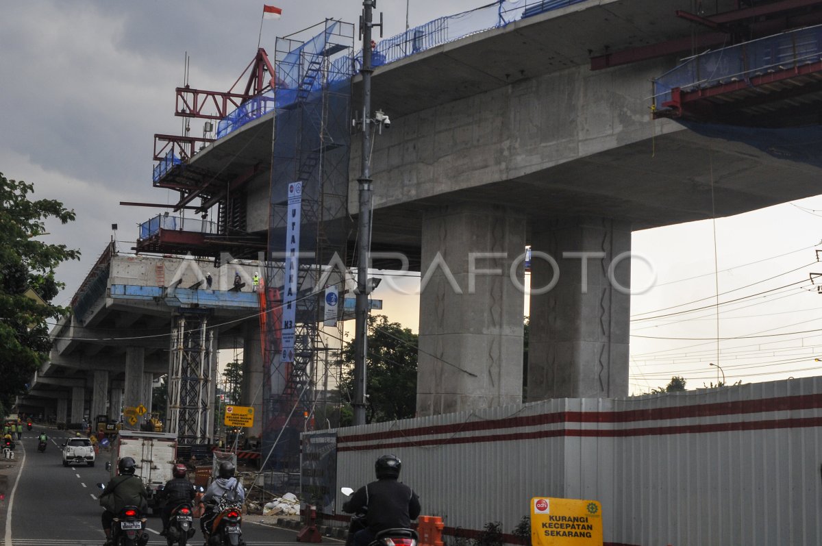 Progres Pembangunan Fly Over Cakung Antara Foto