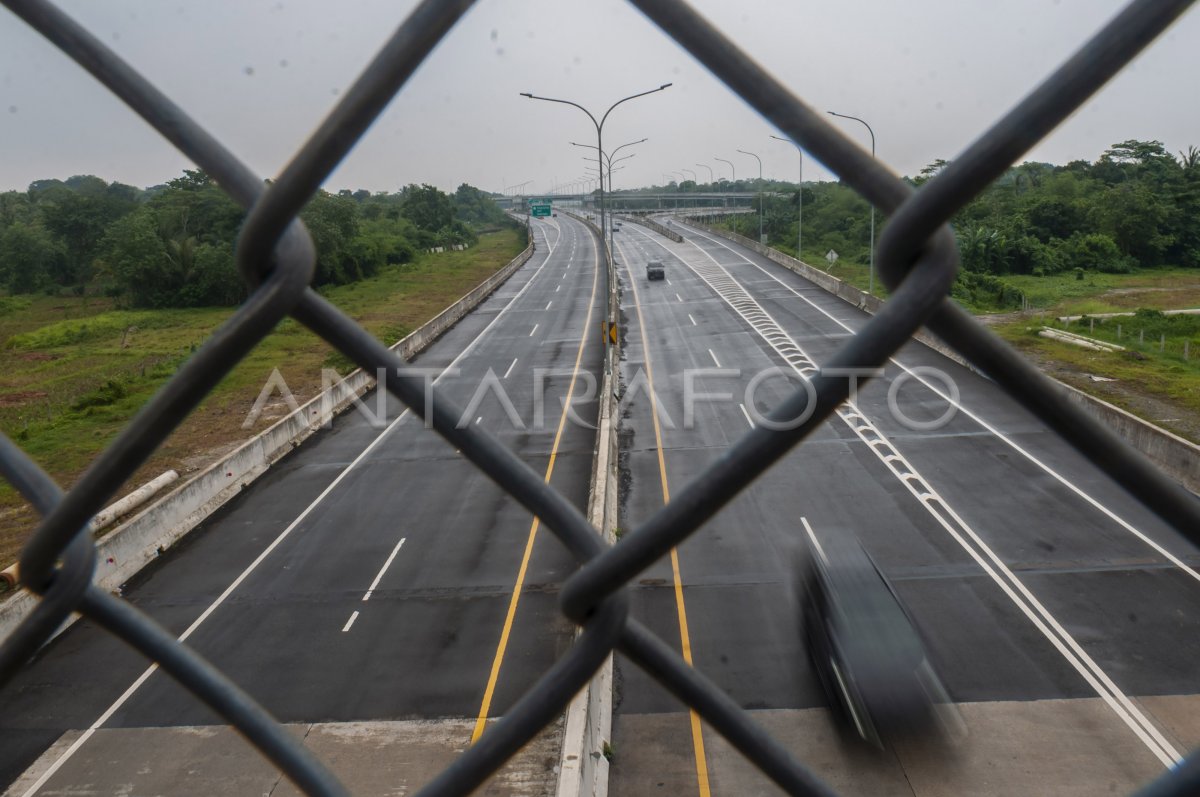 PROGRES PEMBANGUNAN TOL SERANG-PANIMBANG SEKSI II | ANTARA Foto