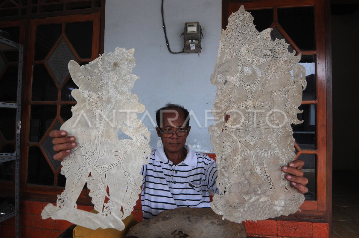 Kerajinan Wayang Kulit Di Klaten Antara Foto