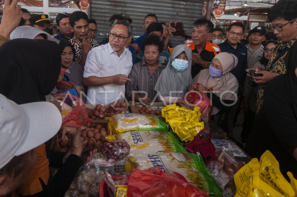 Mendag Kunjungi Pasar Raya I Salatiga Antara Foto