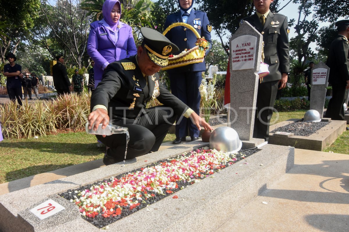 Ziarah Nasional Jelang HUT Ke-78 TNI | ANTARA Foto