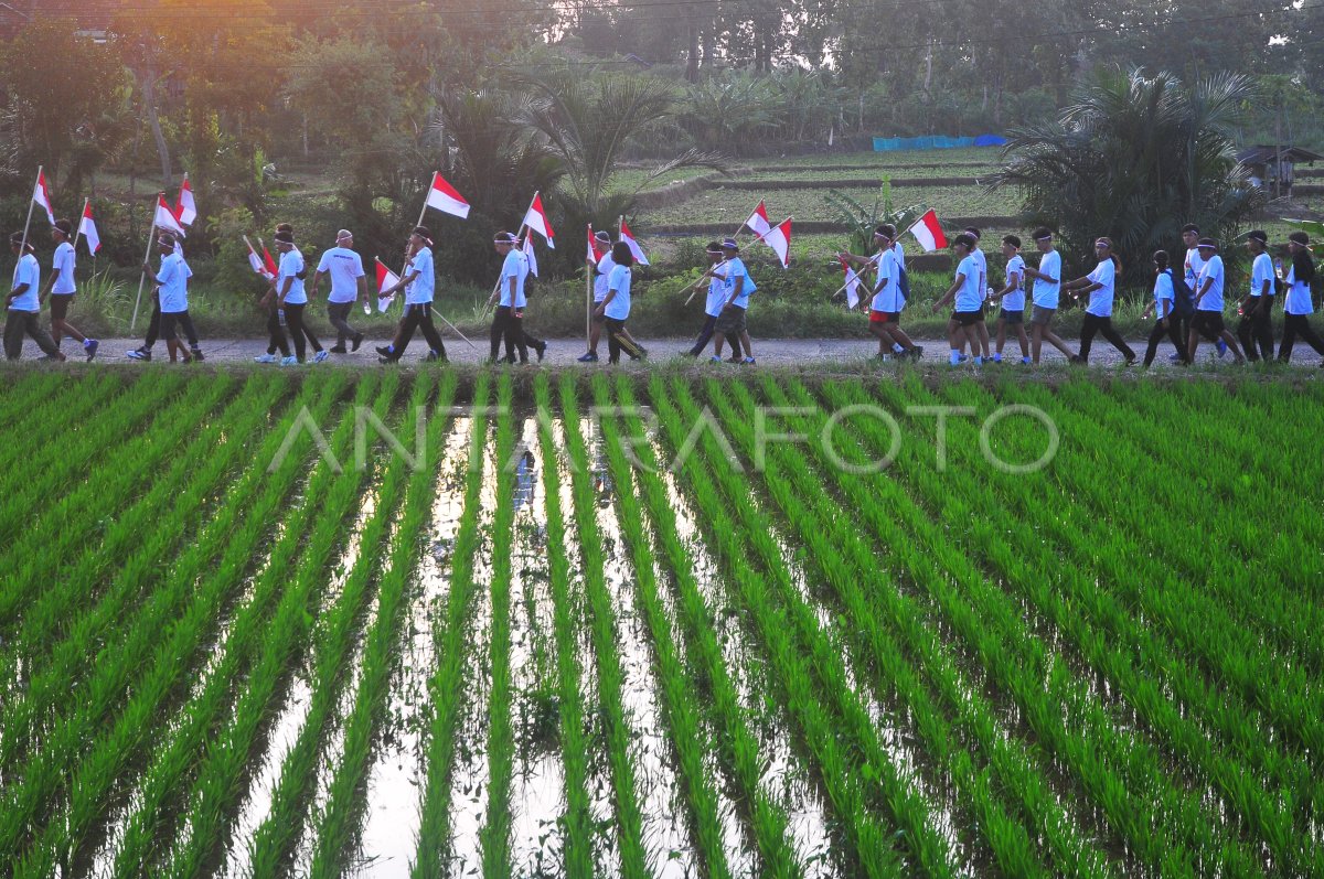 Aksi Jalan Kaki Sambut Hari Lahir Pancasila Di Jepara Antara Foto