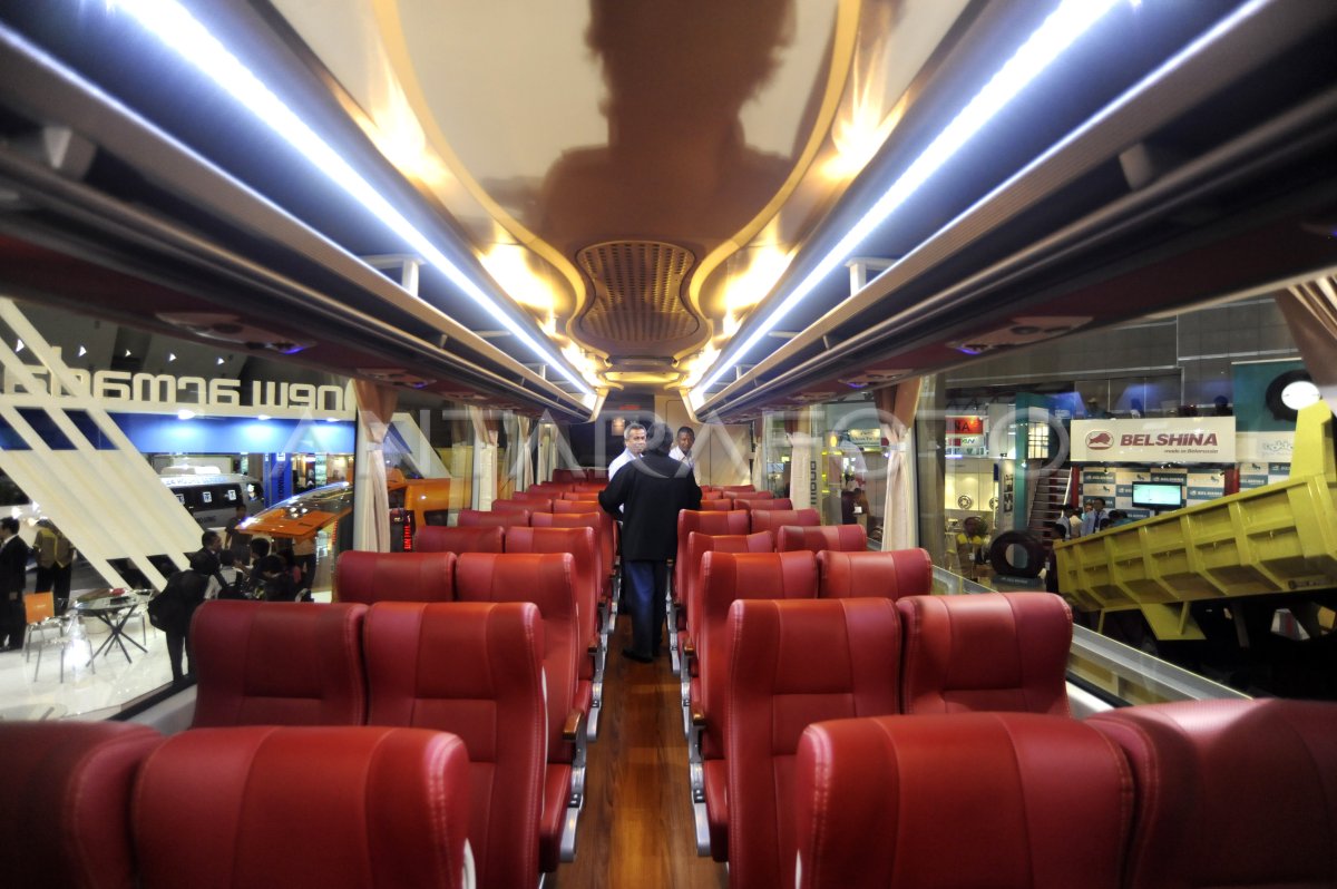 PAMERAN BUS INTERNASIONAL. | ANTARA Foto
