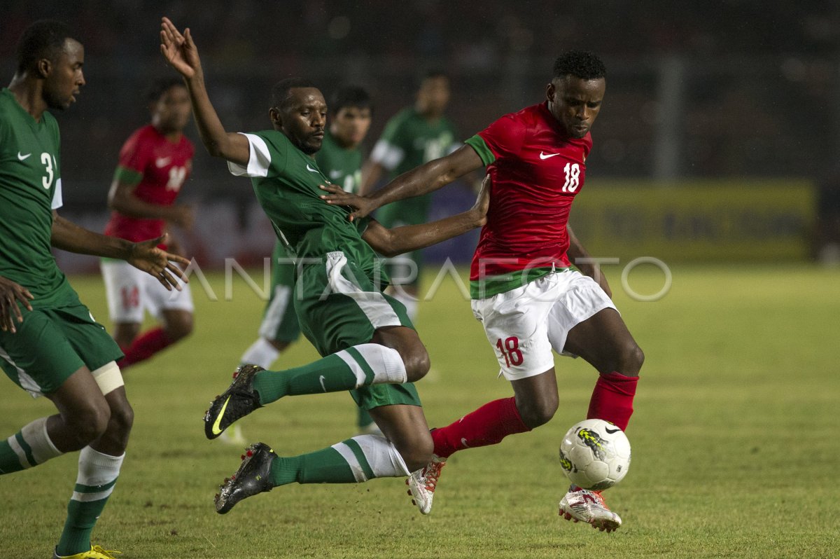 INDONESIA VS ARAB SAUDI | ANTARA Foto