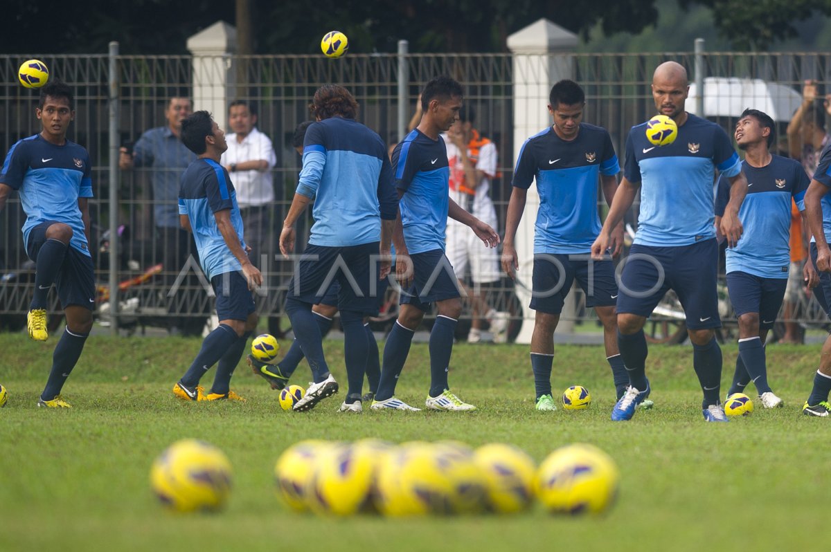 TIMNAS INDONESIA JELANG LAWAN BELANDA | ANTARA Foto