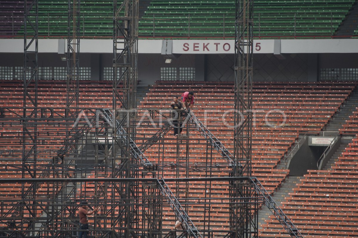 PENGGUNAAN GBK UNTUK KONSER | ANTARA Foto