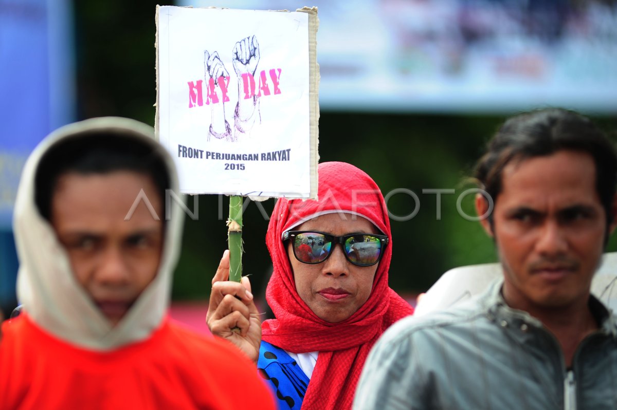 DEMO BURUH KALBAR | ANTARA Foto