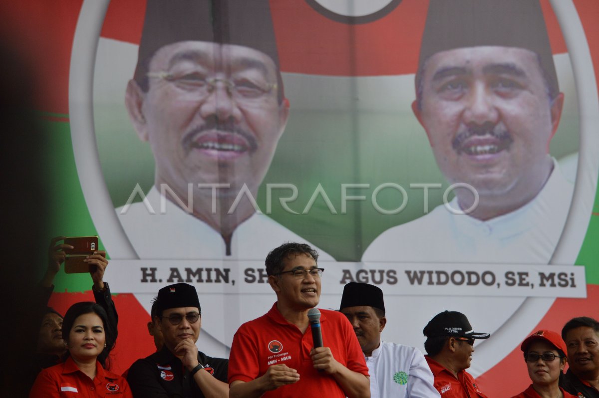 BUDIMAN SUDJATMIKO KAMPANYE | ANTARA Foto