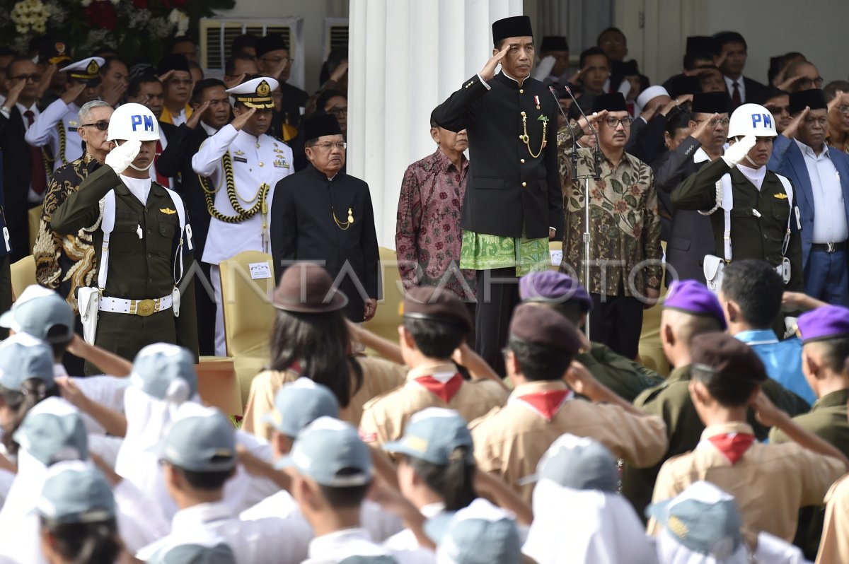 Upacara Hari Lahir Pancasila Antara Foto