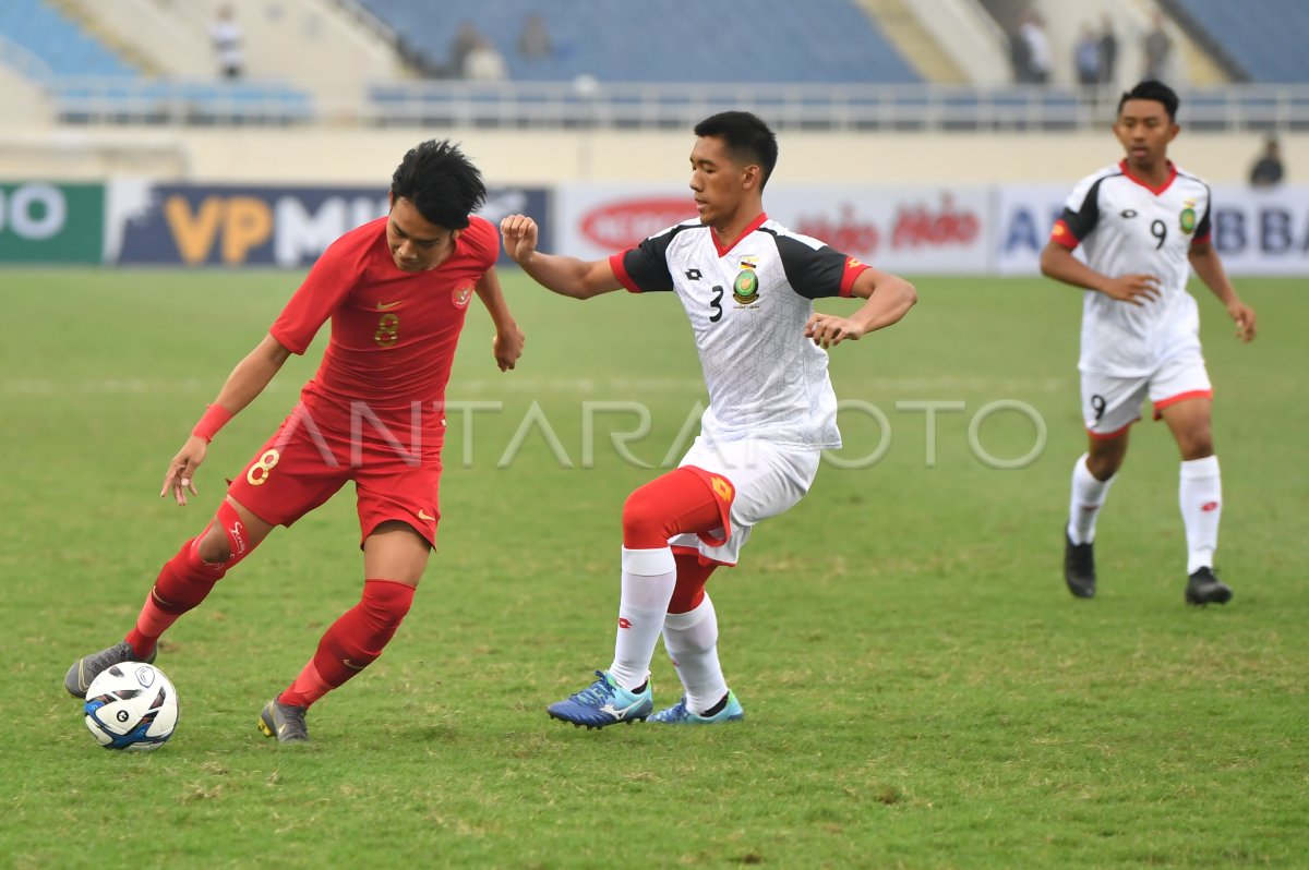 TIMNAS U-23 INDONESIA VS BRUNEI DARUSSALAM | ANTARA Foto