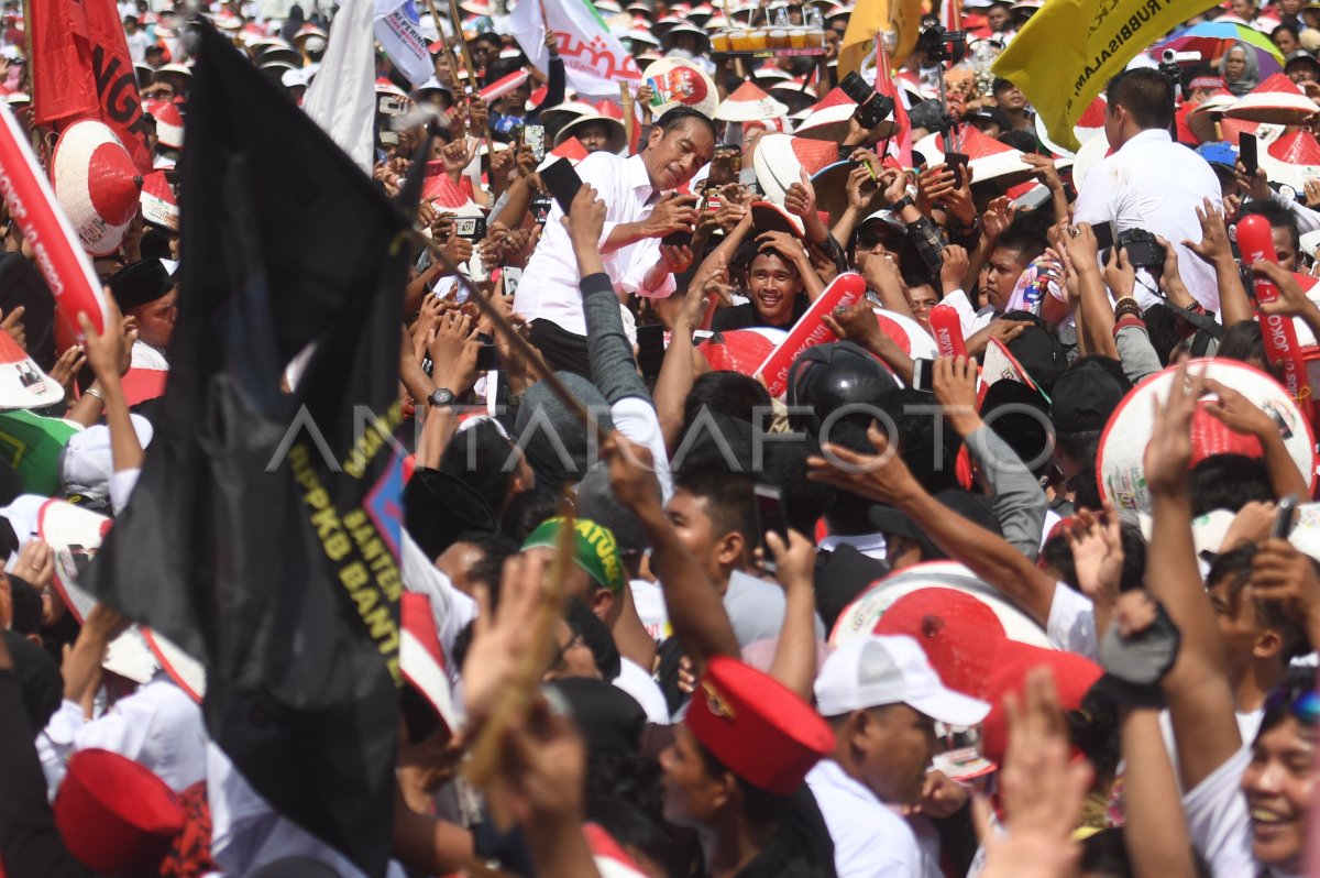 Kampanye Jokowi Di Karawang Antara Foto 