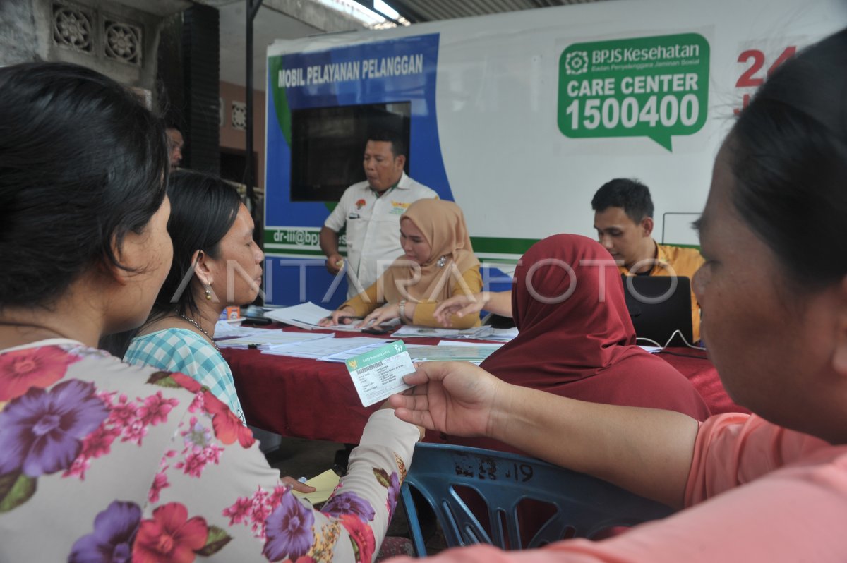 Layanan Jemput Bola Bpjs Kesehatan Palembang Antara Foto