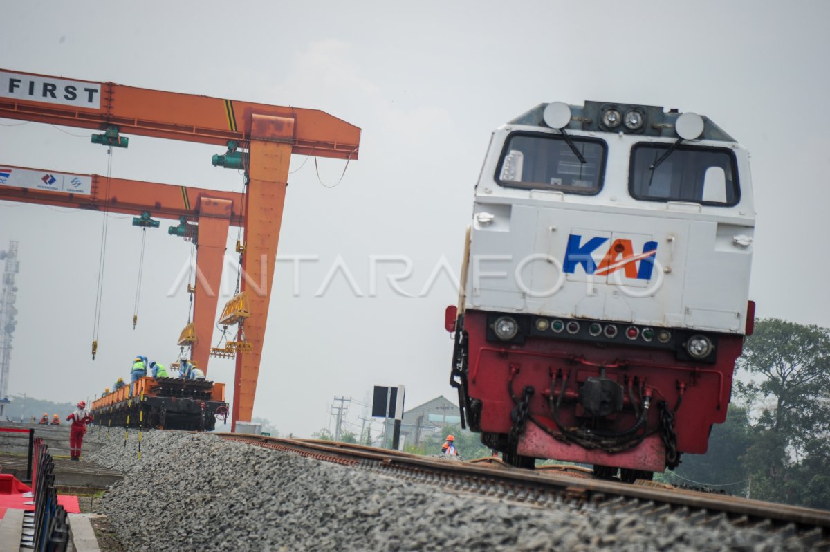 PERKEMBANGAN PROYEK KERETA CEPAT JAKARTA BANDUNG | ANTARA Foto