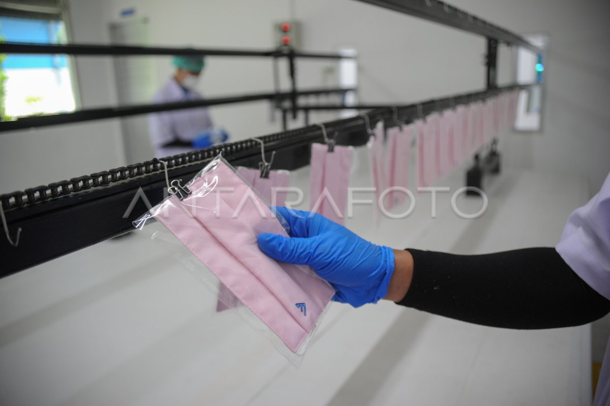 Produksi Masker Ateja Antara Foto