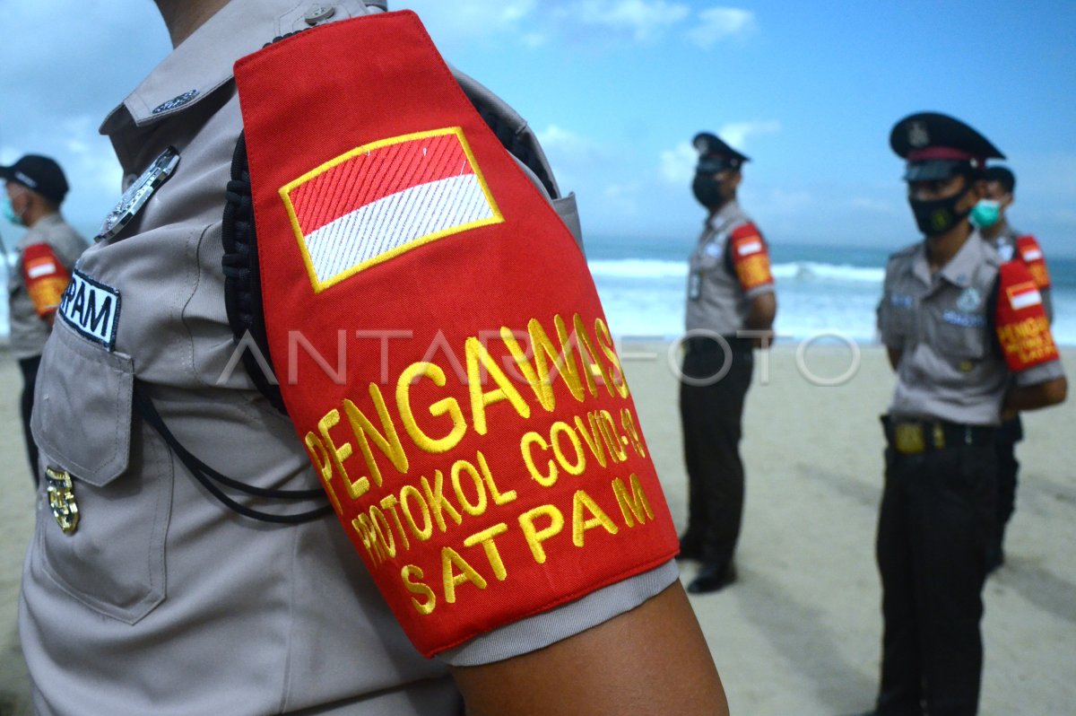 PEMBENTUKAN SATGAS COVID-19 SATPAM | ANTARA Foto