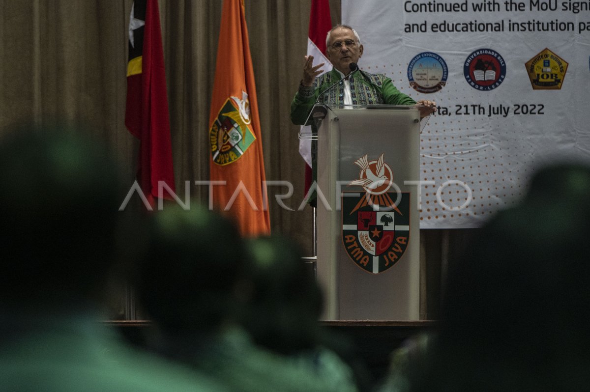 KULIAH UMUM PRESIDEN TIMOR LESTE | ANTARA Foto