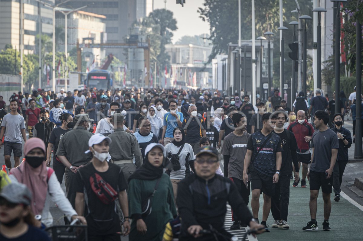 HARI BEBAS KENDARAAN BERMOTOR DI JAKARTA | ANTARA Foto