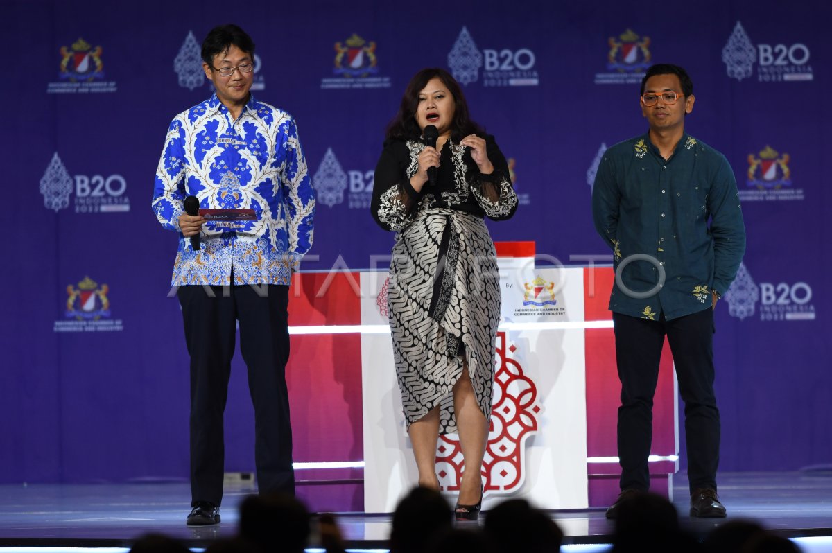 SESI PLENO KEEMPAT B20 SUMMIT INDONESIA 2022 | ANTARA Foto