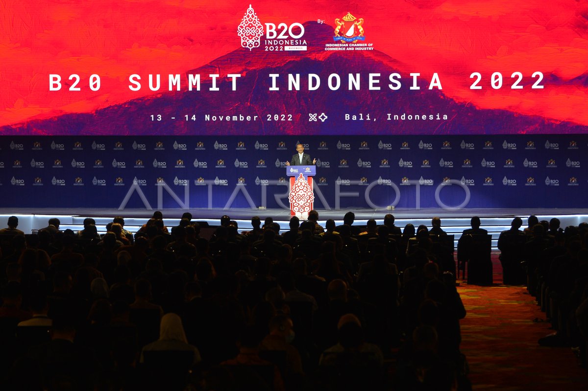 SESI PLENO V B20 SUMMIT INDONESIA 2022 | ANTARA Foto