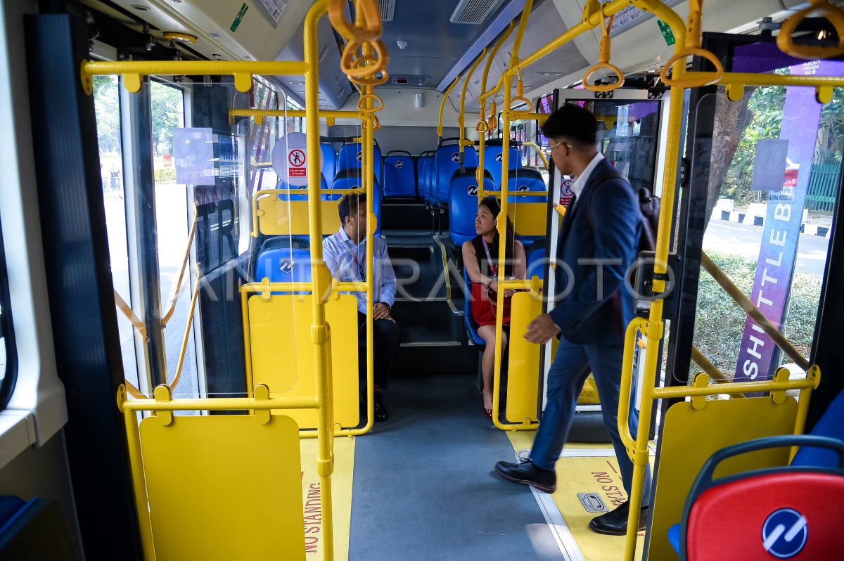 Bus Listrik KTT ASEAN 2023 | ANTARA Foto