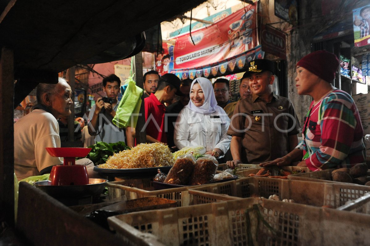 PJ Gubernur Sumsel Cek Komoditas Pasar | ANTARA Foto