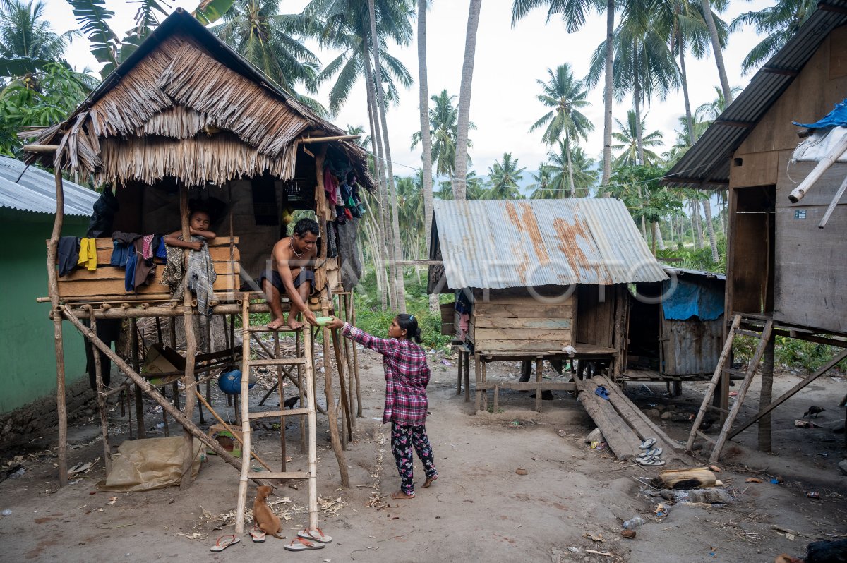 Relokasi Permukiman Warga Pegunungan | ANTARA Foto