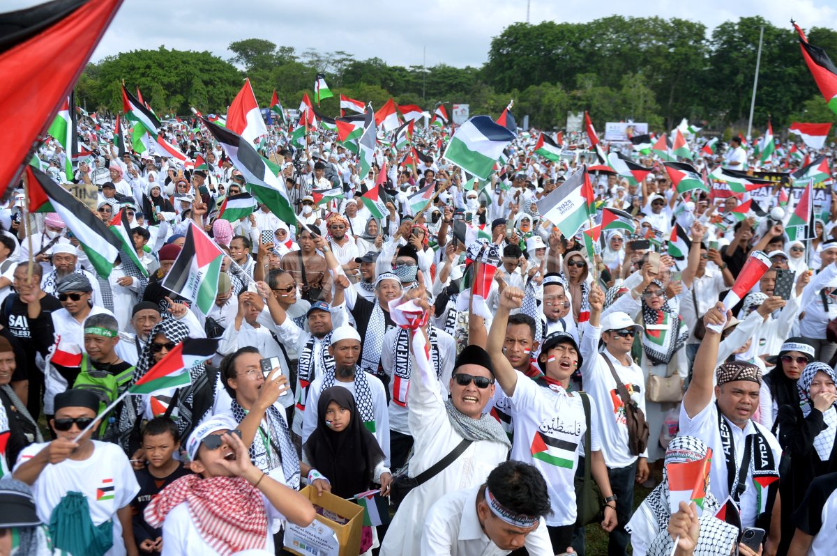 Aksi Bela Palestina Di Bali | ANTARA Foto