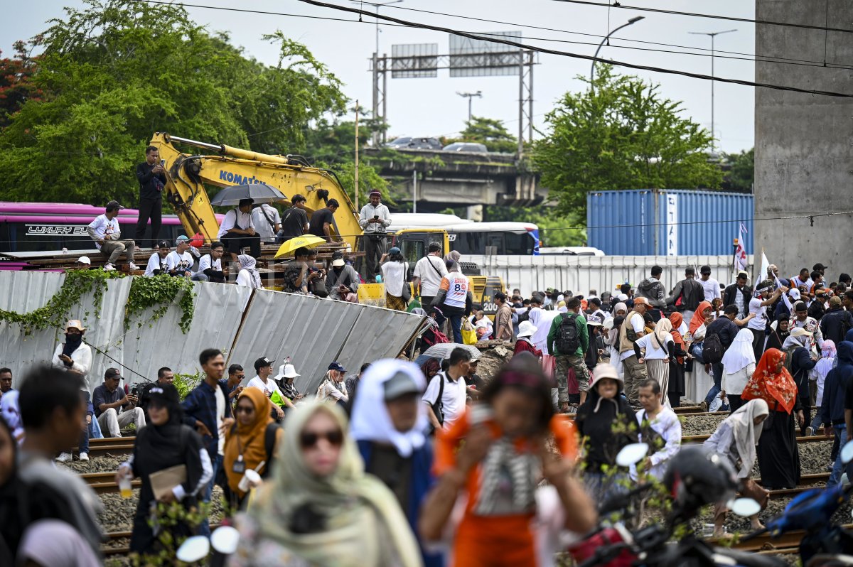 Kampanye Akbar Anies-Muhaimin Di JIS | ANTARA Foto