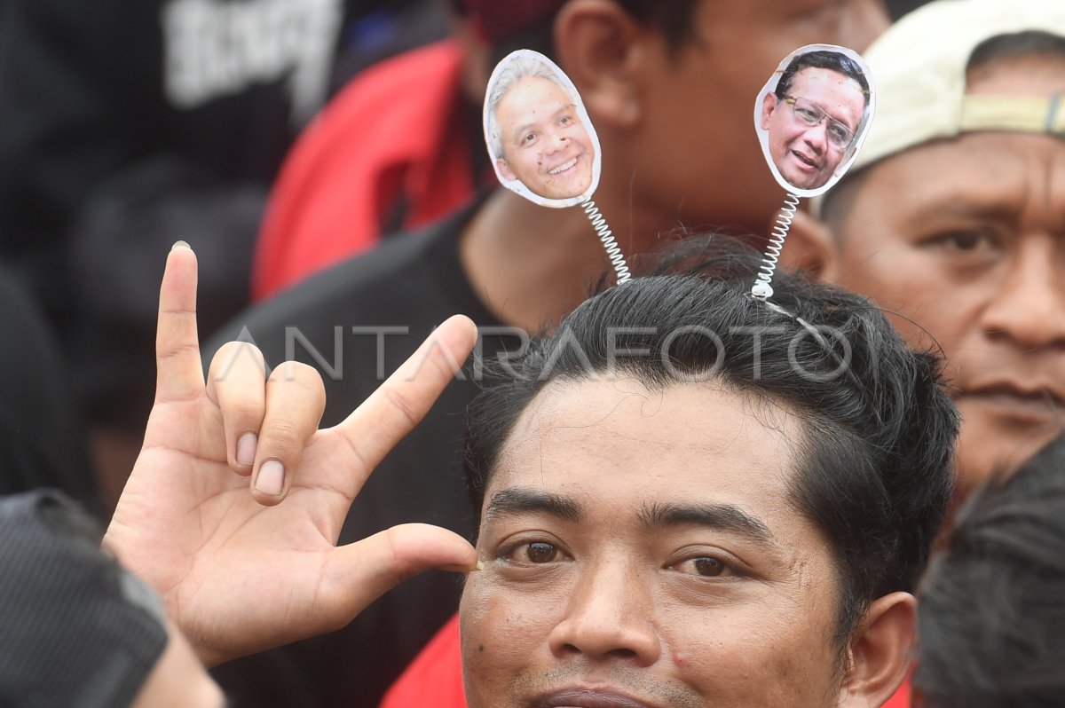 Kampanye Akbar Ganjar Mahfud Di Semarang Antara Foto