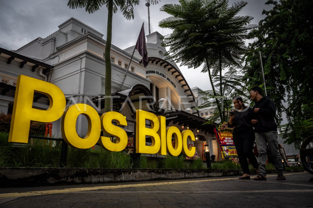 Bangunan Cagar Budaya Gedung Filateli Jakarta | ANTARA Foto