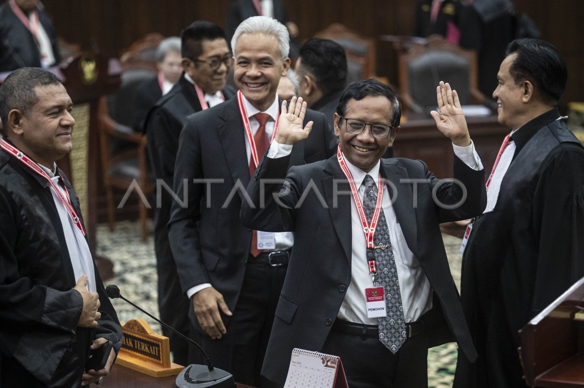 Sidang Perselisihan Pilpres 2024 Pemohon Ganjar Mahfud Antara Foto