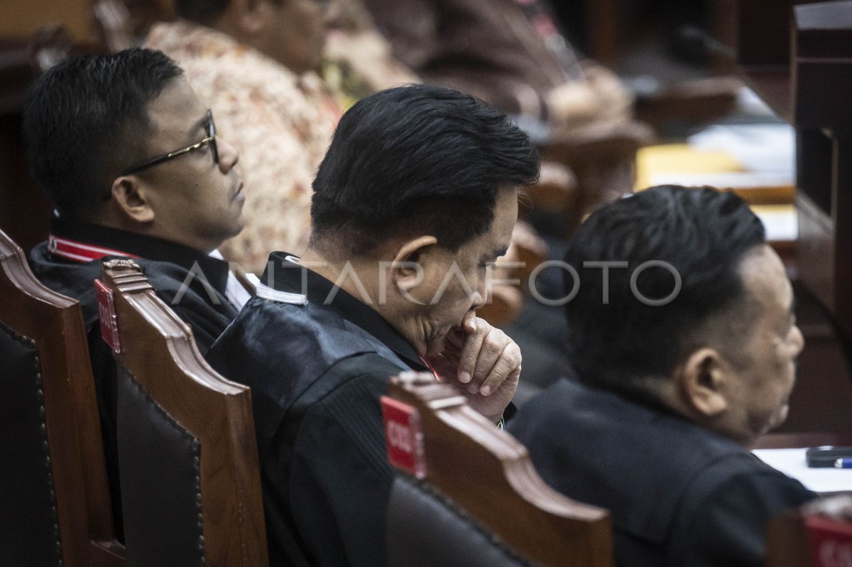 Sidang Perselisihan Pilpres 2024 Pemohon Ganjar Mahfud Antara Foto