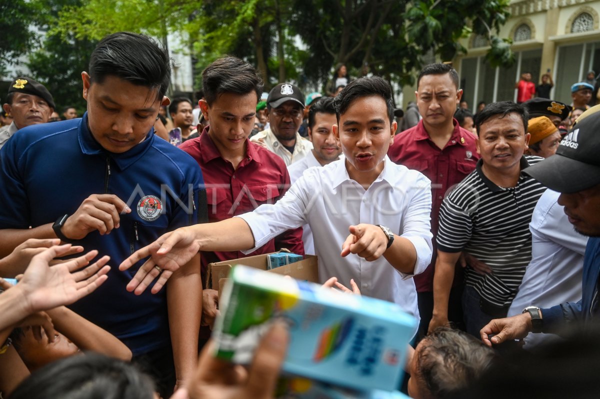 Gibran Blusukan Di Rusun Muara Baru | ANTARA Foto