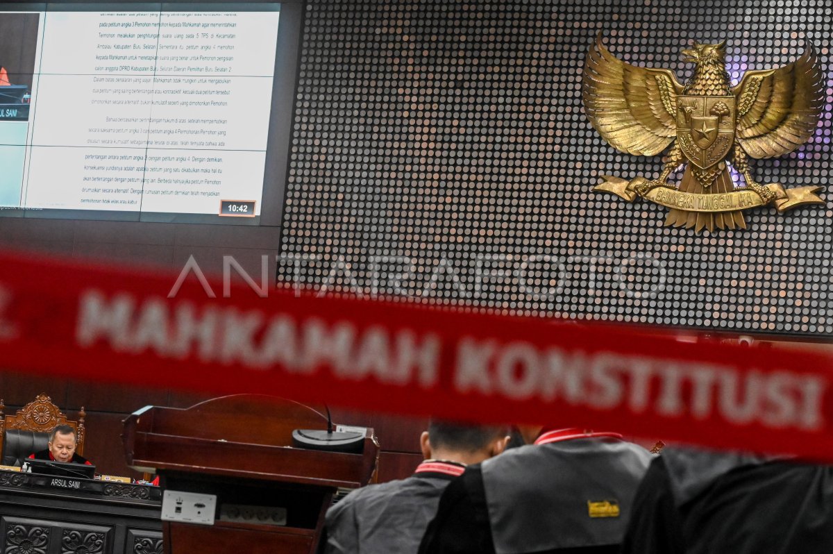 Sidang Putusan Dismissal Mk Phpu Pileg 2024 Antara Foto 3210