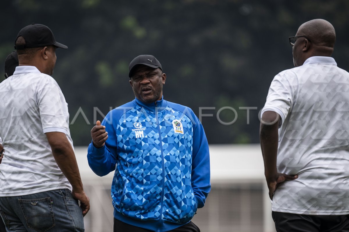 Latihan Timnas Tanzania Jelang Melawan Timnas Indonesia Antara Foto