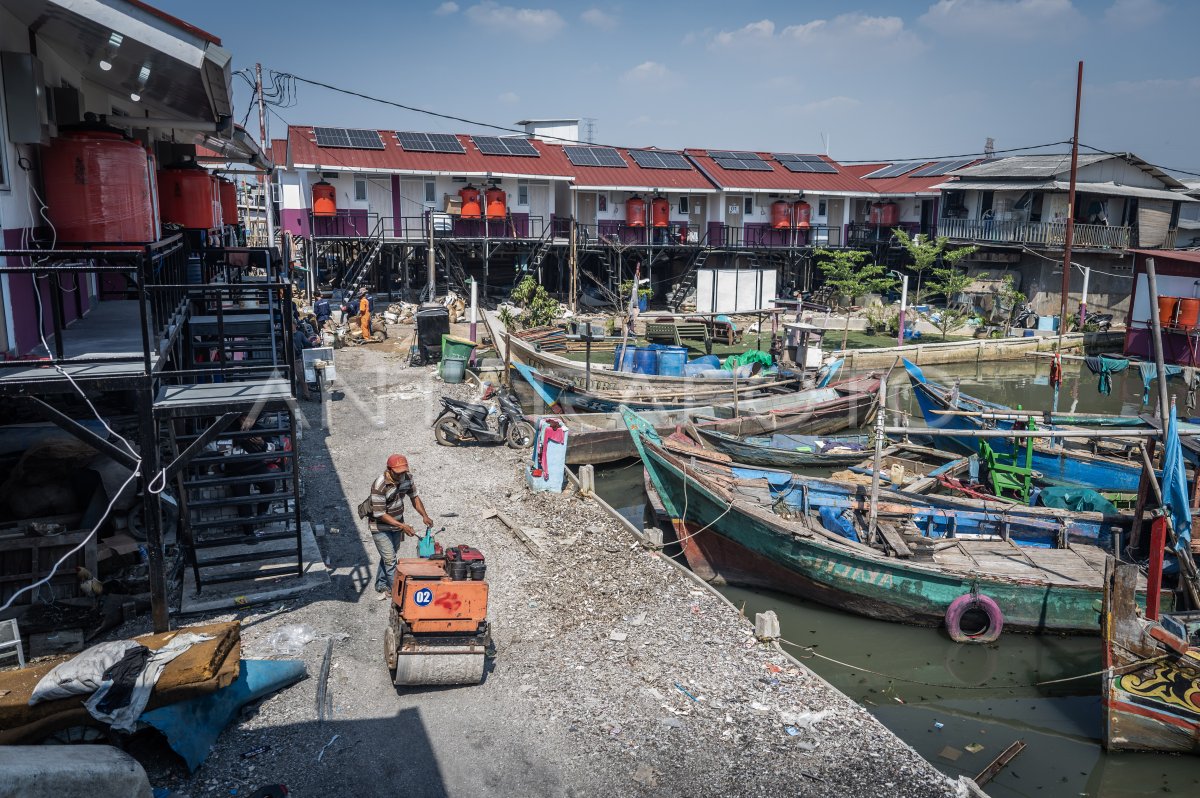 Rumah panggung untuk masyarakat pesisir Jakarta | ANTARA Foto