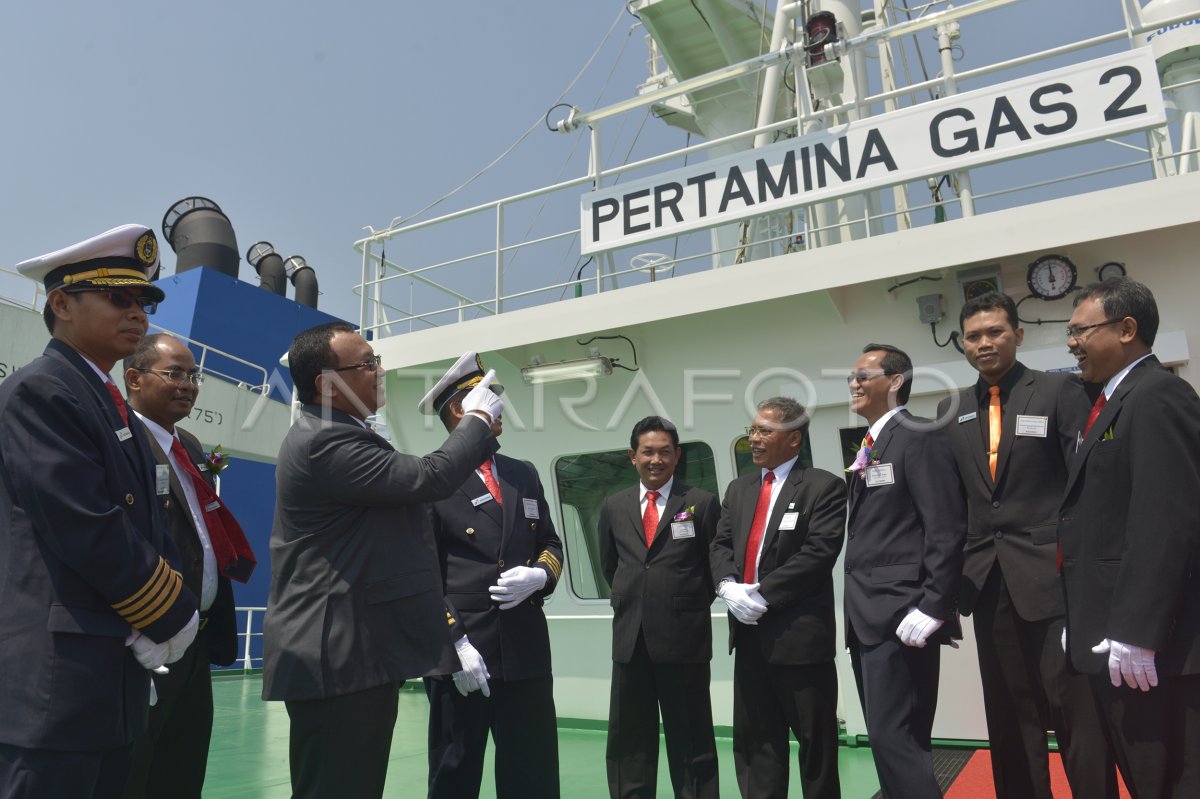 KAPAL PERTAMINA GAS 2 TERBESAR DI DUNIA | ANTARA Foto