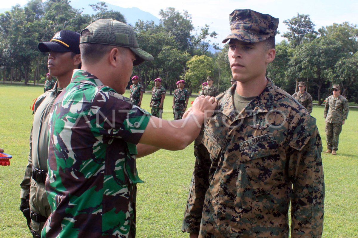 Latihan Bersama Marinir Indonesia Amerika Antara Foto