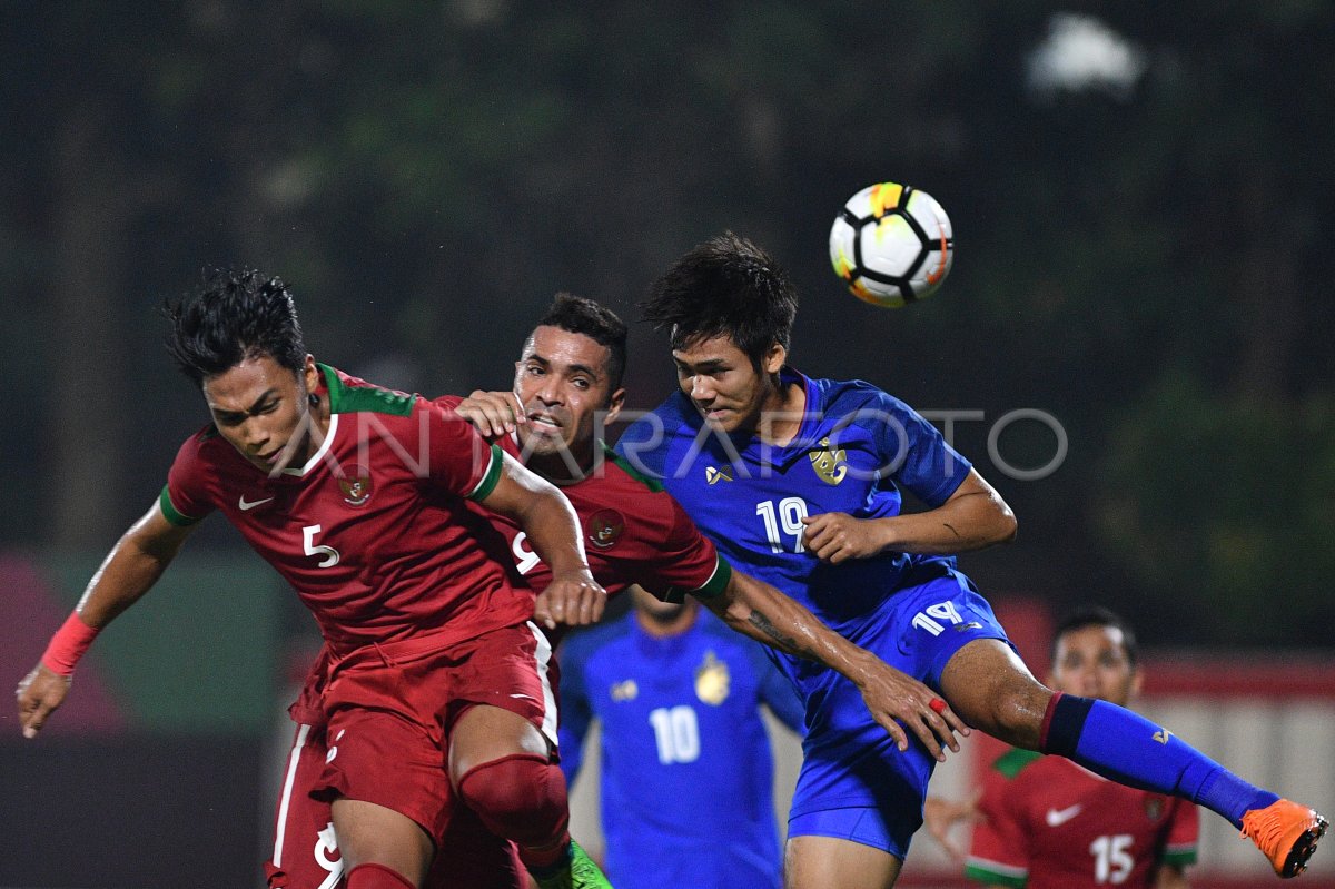 INDONESIA U-23 LAWAN THAILAND U-23 | ANTARA Foto