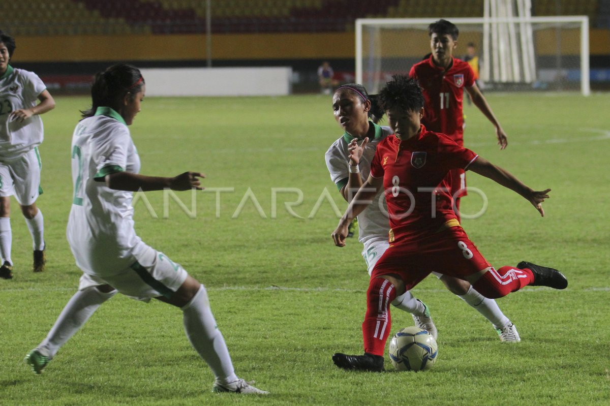 TIMNAS PUTRI INDONESIA KALAH | ANTARA Foto