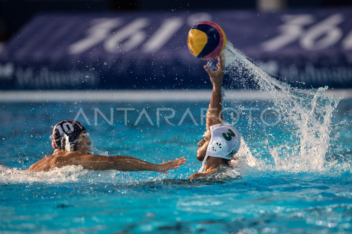 POLO AIR PENYISIHAN PUTRA ARAB SAUDI VS HONG KONG | ANTARA Foto