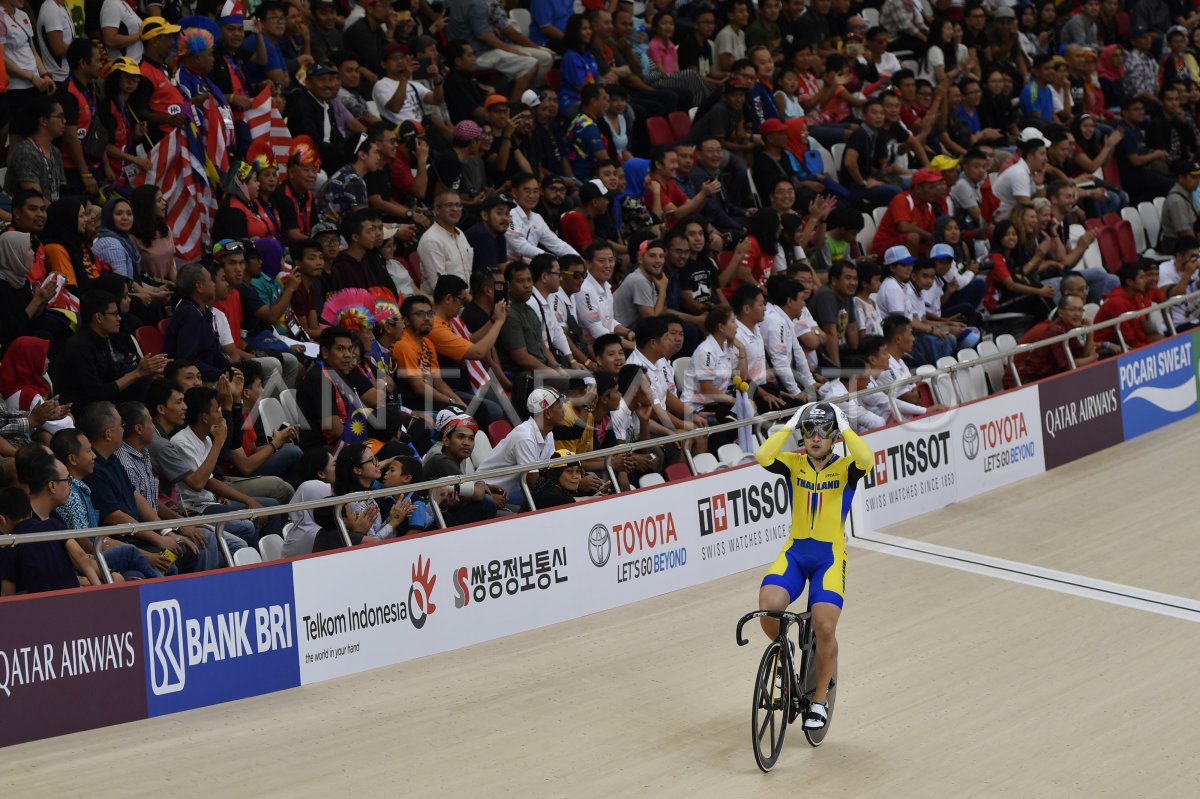 Final Keirin Putra Balap Sepeda Trek Antara Foto 2726