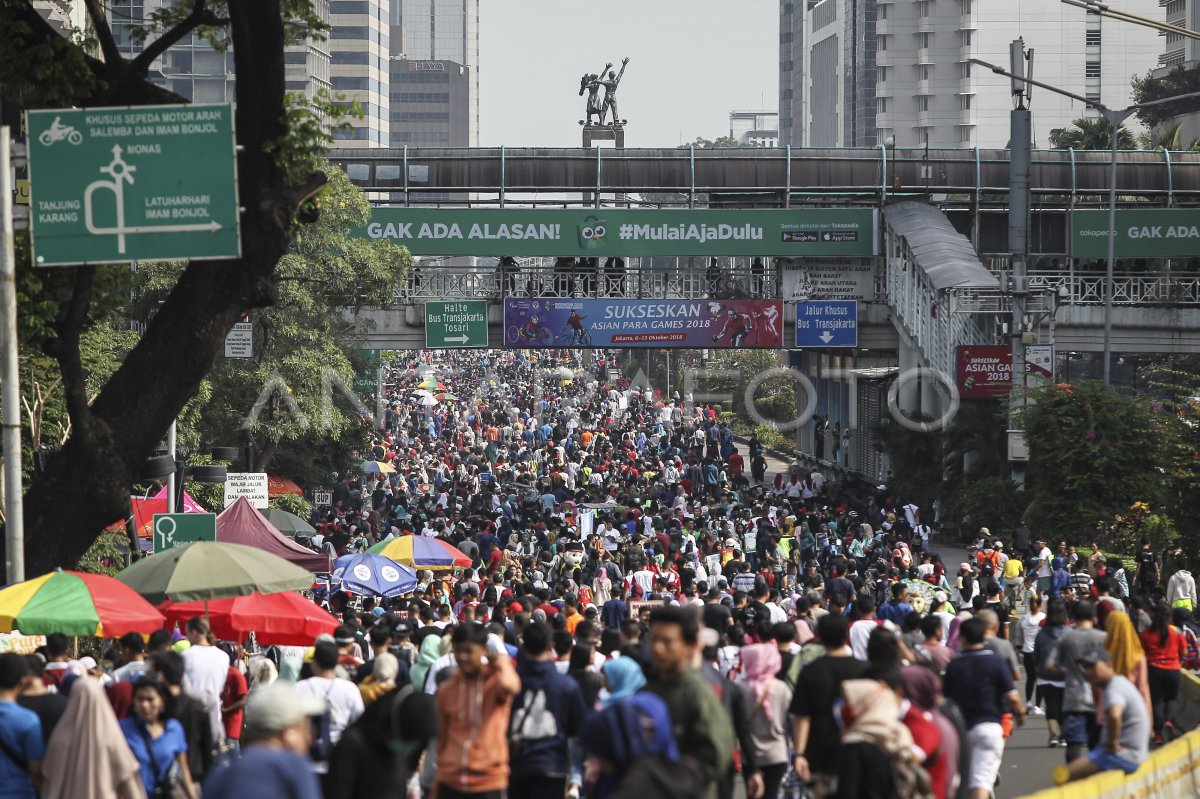 HARI BEBAS KENDARAAN BERMOTOR | ANTARA Foto