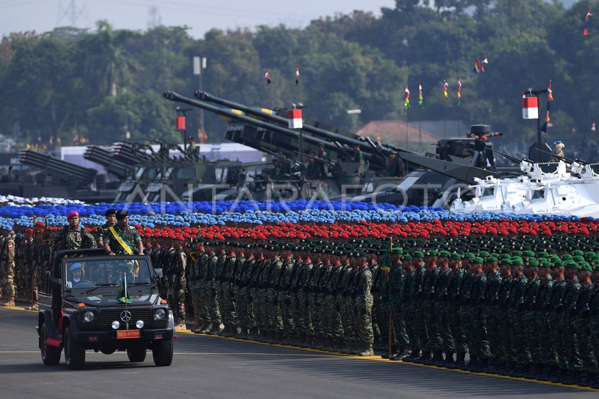 Gladi Bersih Hut Tni Antara Foto