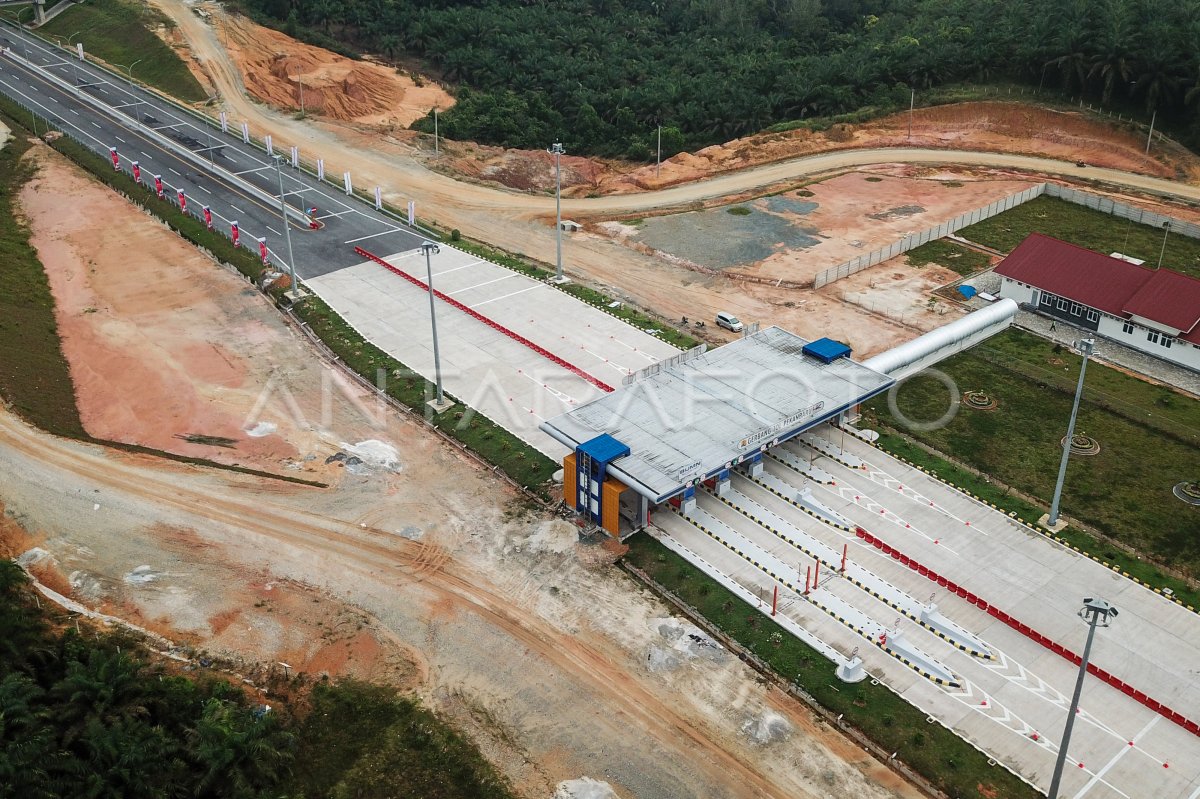 TOL PEKANBARU-DUMAI DIBUKA SEBAGIAN | ANTARA Foto