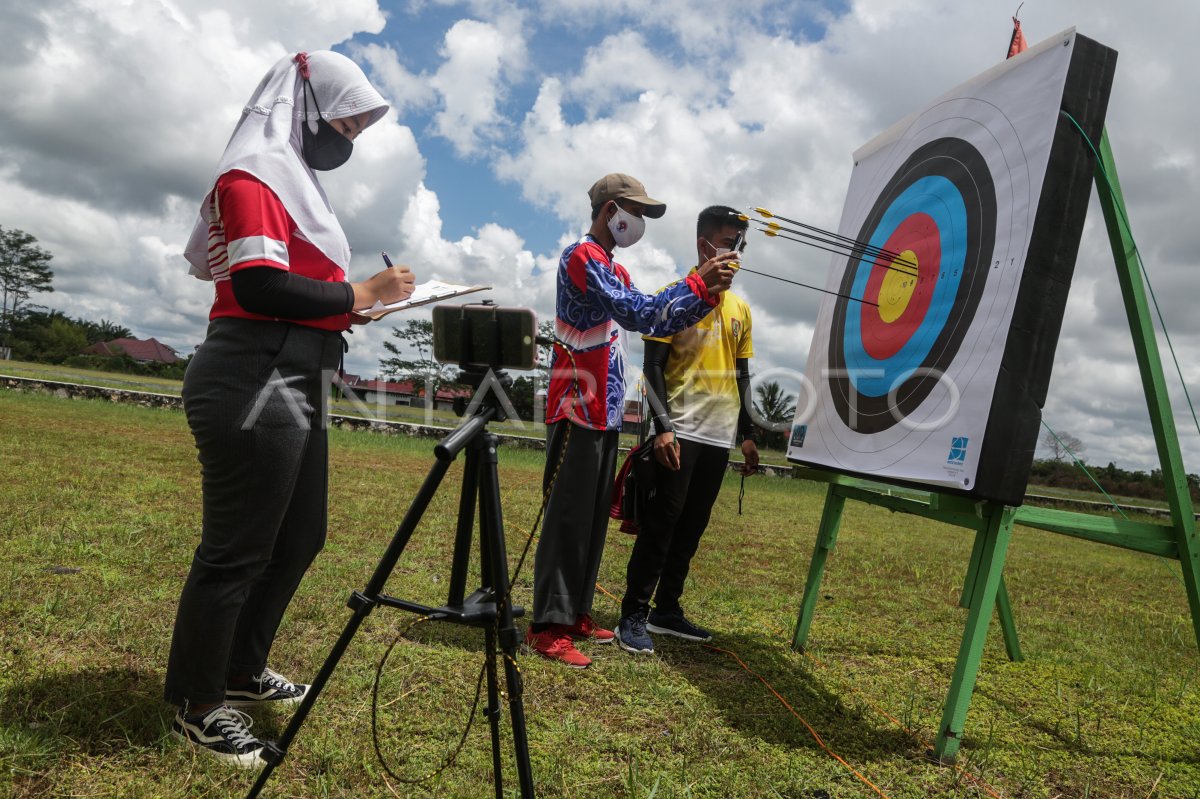 Seleksi Nasional Atlet Panahan Secara Daring Antara Foto